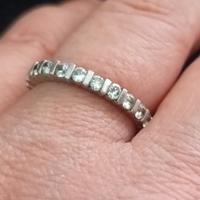 anello argento e zirconi 