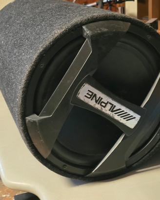 Alpine SWT-12S4 Subwoofer 1000w Bass Reflex 30cm