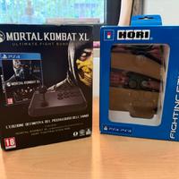 Hory Fithing stick mini + Mortal Combat XI per Ps4