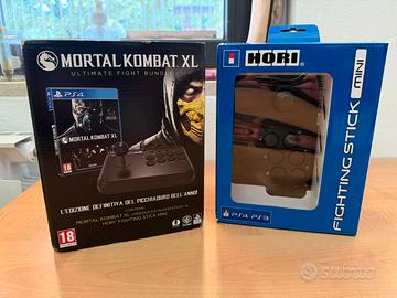 Hory Fithing stick mini + Mortal Combat XI per Ps4