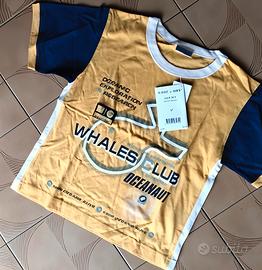 t shirt Diadora tg 8 bimbo 