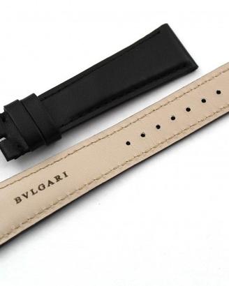 Cinturino Bvlgari Vera Pelle Nero Opaco 20mm