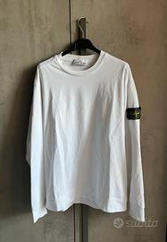 Felpa Stone Island taglia M, bianca
