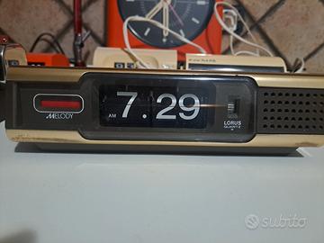 sveglia orologio a cartellini mobili japan