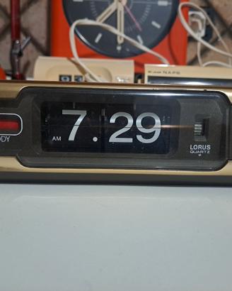 sveglia orologio a cartellini mobili japan,perftta