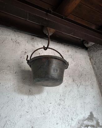 paiolo con catena