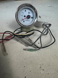 Strumento indicatore trim suzuki bianco