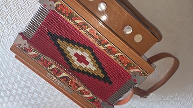 Organetto Diatonico Dino Baffetti Mini (Ciliegio) 