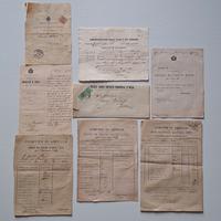 Lotto Documenti Antichi 1860-1925 Tuscia-Umbria