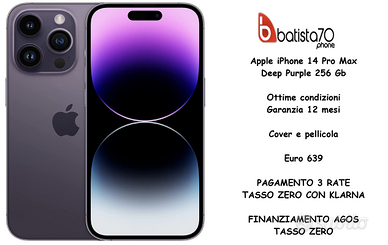 Apple iPhone 14 Pro Max Deep Purple 256 Gb