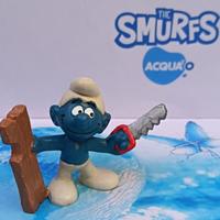 Puffi Puffo Falegname 20112 Variante non Catalogat