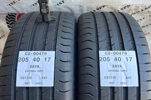 2 PNEUMATICI 205/40 R17 SAVA ESTIVE 80%