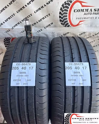 2 PNEUMATICI 205/40 R17 SAVA ESTIVE 80%