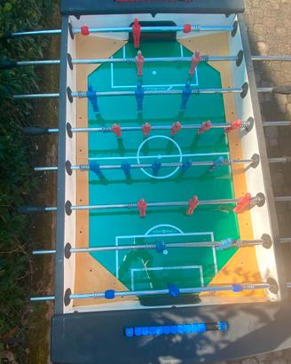 Calcetto balilla con gettoniera