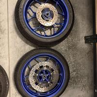 CERCHI YAMAHA R3 + GOMME RAIN  + DISCHI FRENI