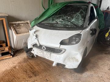 Smart incidentata Benzina/Gpl
