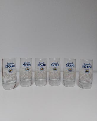 6 bicchierini shot Limoncello di Capri 