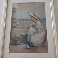 Quadro con fotolito originale di Innocenzo Melani