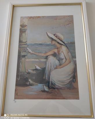 Quadro con fotolito originale di Innocenzo Melani