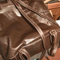 borsa a zaino pelle marrone 