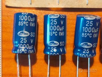 Condensatori Elettrolitici 1000uF 25V