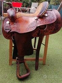 Sella Western Roping LONGHORN "Matt Tyler Pro Rope