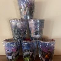 Nuovi 6 bicchieri in plastica rigida