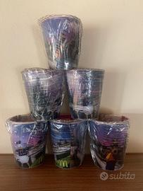 Nuovi 6 bicchieri in plastica rigida