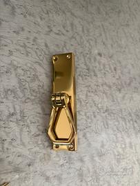 Maniglie per infissi in legno in ottone lucido