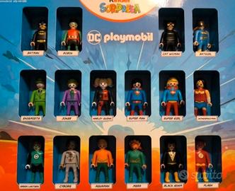 Espositore completo di 16 Personaggi Pleymobil 