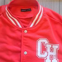 giacca rossa e bianca usata romwe taglia L 