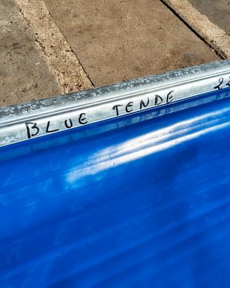 tenda con bastone per riavvolgere