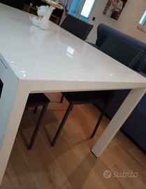 Tavolo allungabile bianco