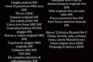 SVUOTO GARAGE piaggio e MINARELLI 