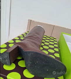 Stivale donna 36 cioccolato "Il Laccio"