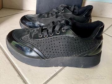 👟 Sneakers nere da donna, n 37
