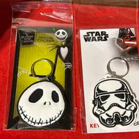 lotto 2 portachiavi star wars nightmare before chr