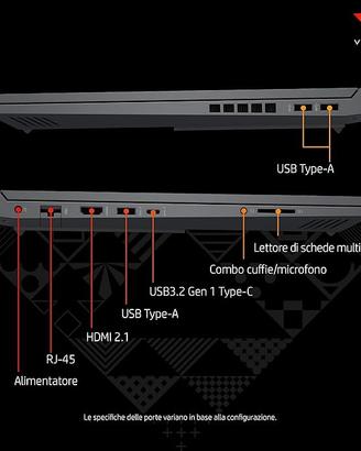 Portatile da Gaming HP Victus 16-d003l Notebook