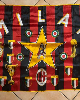 Bandiera flag calcio milan 10 scudetto 1979