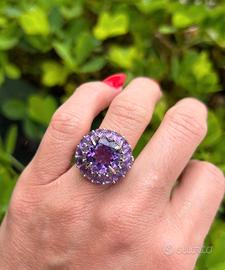 Anelli anetista naturale argento 925