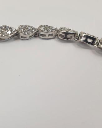 Bracciale Tennis Argento e zirconi