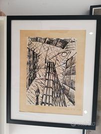 Quadro Ubellino Cecchinato -Composizione n° 1 (MI)