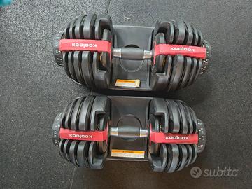 Pesi Manubri modulabili regolabili Dumbbell