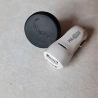 Supporto cellulare Aukey e adattattore 12v