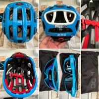 Casco ed occhiali POC