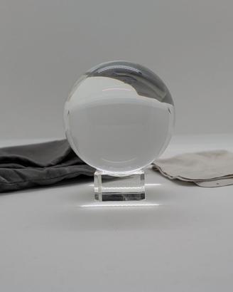 Sfera di cristallo per foto o elemento d'arredo