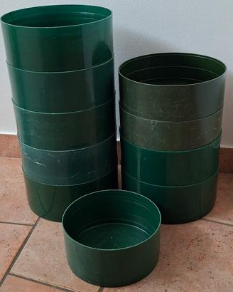 Set sottovasi plastica rigida 