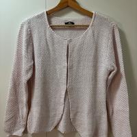 Cardigan rosa cipria