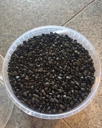 Fondo per acquario pietre nere 5kg