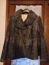 Giacca corta in pelliccia di Astrakan